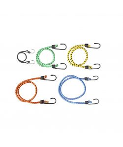 Cavo elastico assortito Diam. 8 da 250 a 750 mm. con ganci 10 pz.