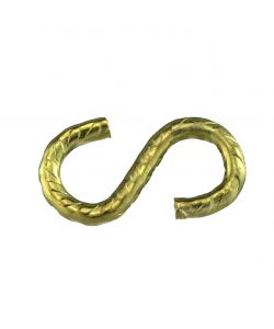 Ganci a 'S' aperti rustici 3,8x40 mm. - 4 pz.