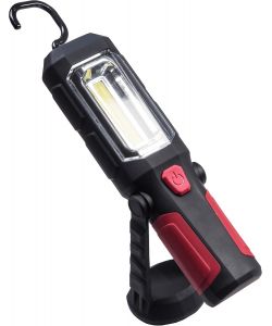 Werkzeyt Torcia da Lavoro LED 400 Lumen Nero con Gancio e Magneti