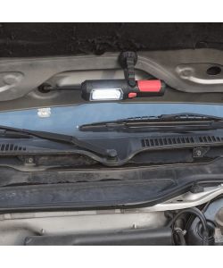 Werkzeyt Torcia da Lavoro LED 400 Lumen Nero con Gancio e Magneti