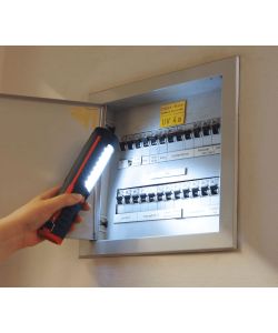 Werkzeyt Torcia da Lavoro LED 400 Lumen Nero con Gancio e Magneti