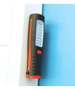 Werkzeyt Torcia da Lavoro LED 400 Lumen Nero con Gancio e Magneti