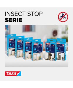 Tesa Zanzariera Adesiva Standard 130x150 cm Antracite - Rete Antizanzare