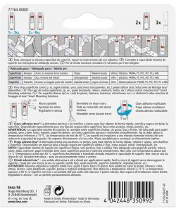 Chiodi adesivi regolabili per piastrelle e metallo tenuta fino a 3 kg