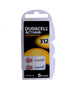 Pila Bottone Hearing Aid       Pz 6 Da312 Duracell