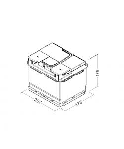 Bosch Batteria Auto P001 44Ah 440A 12V - Pronta all'Uso - con Maniglia