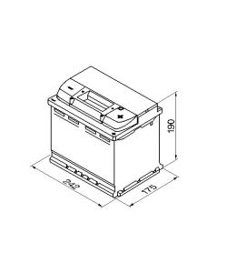 Bosch Batteria Auto P005 62Ah 550A 12V - Pronta all'Uso - con Maniglia