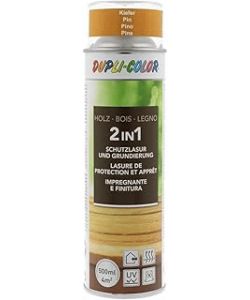 DUPLI-COLOR Impregnante legno 2 in 1 Pino 500 ml Finitura lucida Spray