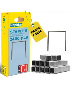 Rapid Graffe a Filo Sottile 16 mm Acciaio Zincato - 2400 pezzi