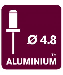 Rapid Rivetti in Alluminio d. 4,8 x 10 mm - Confezione da 100 Pezzi