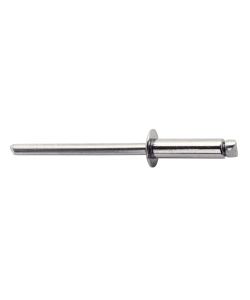 Rapid Rivetti Acciaio Inox 4,8x10 mm con Punta Trapano - 50 Pezzi