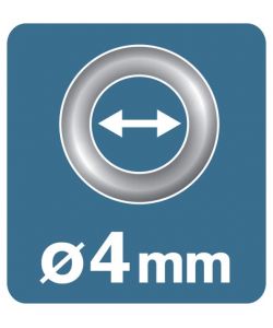 Rapid Occhielli Alluminio 4 mm 100 Pezzi Multicolori - per Cucito