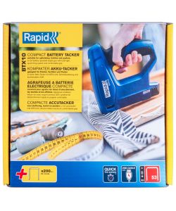 Rapid Fissatrice a Batteria BTX10 - Graffe a Filo Fine da 4 a 10 mm