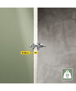 Rapid 10 Tasselli Espansione M8x32 per Cartongesso - per Parete 3-13mm