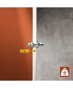 Rapid Tassello Metallico Espansione per Cartongesso 11x37mm - 10pz