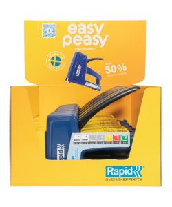 Rapid Graffatrice Manuale RPC140 Blu per Fissaggio Materiali 161x37 mm
