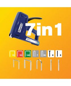 Rapid Fissatrice Senza Sforzo RPC7 - 7 in 1 - Graffe Chiodini e Perni