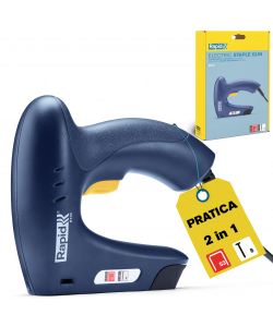 Rapid Graffatrice Elettrica E100 Blu 2-in-1 Leggera e Ergonomica