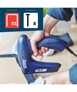 Rapid Graffatrice Elettrica E100 Blu 2-in-1 Leggera e Ergonomica