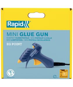 Rapid Pistola per Colla a Caldo Senza Fili Blu 7mm Riscaldamento 5 Minuti