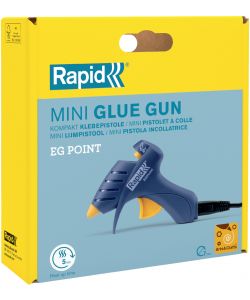 Rapid Pistola per Colla a Caldo Senza Fili Blu 7mm Riscaldamento 5 Minuti