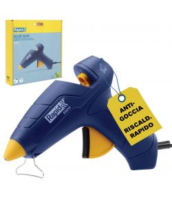 Rapid Pistola per Colla a Caldo EG212 Blu 12mm Ergonomica e Regolabile