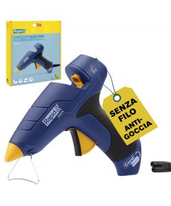 Rapid Pistola Colla a Caldo Senza Fili CG270 Blu 350g/h 12mm Ergonomica
