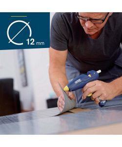 Rapid Pistola Colla a Caldo Senza Fili CG270 Blu 350g/h 12mm Ergonomica