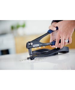 Rapid Rivettatrice Manuale RP10 con 100 Rivetti in Alluminio Blu