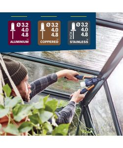 Rapid Rivettatrice Manuale RP100 Blu - Ergonomica per Rivetti 3,2-4,8 mm