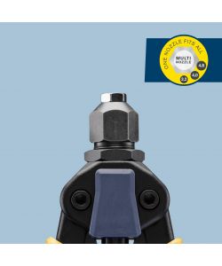 Rapid Rivettatrice Manuale RP100 Blu - Ergonomica per Rivetti 3,2-4,8 mm