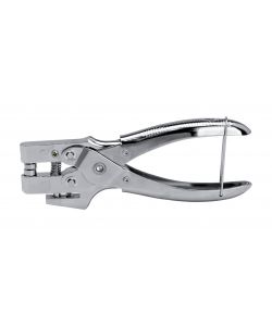 Rapid Pinza Occhiellatrice con Perforatore Integrato Argento - 105 Occhielli 4 mm per Pelle e Tessut