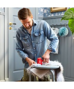 Rapid Graffatrice Manuale R53 Ergonomica Rosso 117x32 mm per Tessuti