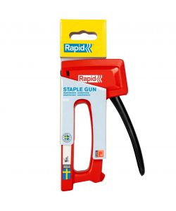Rapid Graffatrice Manuale R53 Ergonomica Rosso 117x32 mm per Tessuti