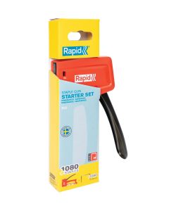 Rapid Graffatrice Manuale R53 Ergonomica Rosso 117x32 mm per Tessuti