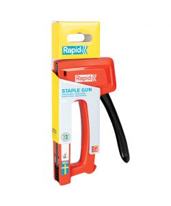 Rapid Graffatrice Manuale R53 Ergonomica Rosso 117x32 mm per Tessuti