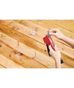 Rapid Graffatrice Manuale R53 Ergonomica Rosso 117x32 mm per Tessuti
