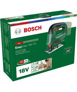 Bosch Seghetto Alternativo EasySaw 18V-70 Verde Senza Batteria 70mm