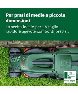 Bosch Rasaerba Elettrico EasyRotak 32-235 Verde 1200W - Taglio Preciso