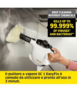 Karcher Pulitore a vapore SC 1 EasyFix bianco - 200 ml