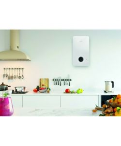 Bosch Kit Base Scarico Fumi Caldaie 60/100 mm Telescopico Curva 87 gradi