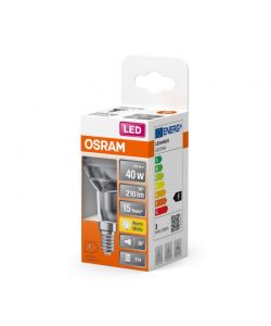 Lampadina LED Osram Star Classic Riflettore Spot E14 R50 2.6W 210lm 40D - 827 Bianco Molto Caldo