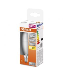 Lampadina LED Osram Star Classic E14 Candela Ghiaccio 7,5W 806lm Bianco molto caldo