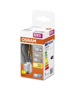 Lampadina LED Osram Star Classic P60 filamento luce calda E27