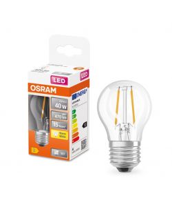 Lampadina LED Osram Star Classic P40 Filamento 4W 827 Clear E27