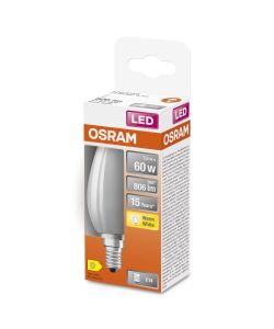 Lampadina LED Osram Star Classic B60 filamento Luce Calda E14