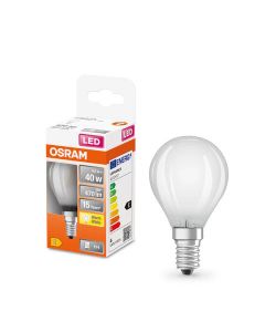 Lampadina LED Osram Star Classic P40 filamento Luce Calda E14
