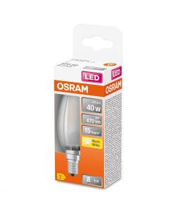 Lampadina LED Osram STAR Classic B 40 filamento, luce calda E14