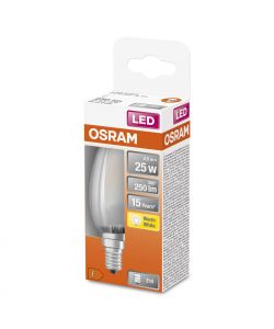 Lampadina LED Osram STAR Classic B 25 filamento, luce calda E14