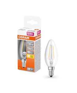 Lampadina LED Osram Star Classic B25 filamento Luce Calda E14